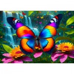 Puzzle  Enjoy-Puzzle-2135 Schmetterling im Wald