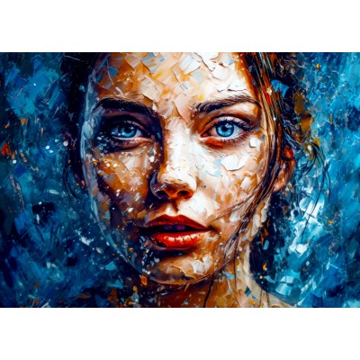 Puzzle Enjoy-Puzzle-2136 Icy Gaze