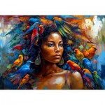 Puzzle  Enjoy-Puzzle-2190 Gefiederte Königin