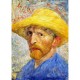 Vincent Van Gogh: Selbstbildnis mit Strohhut