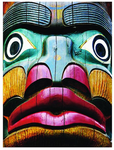 Puzzle Eurographics-6000-0243 Totems Comox Valley, Campbell River, British Columbia