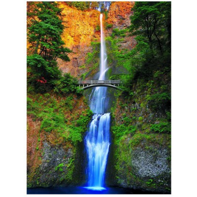 Puzzle Eurographics-6000-0546 Multnomah Wasserfall - Oregon