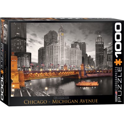 Puzzle Eurographics-6000-0658 Chicago - Michigan Avenue