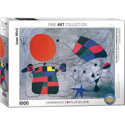Puzzle Eurographics-6000-0856 Joan Miro - Le Sourire aux Ailes Flamboyantes