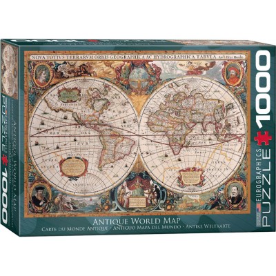 Puzzle Eurographics-6000-1997 Antike Weltkarte