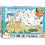 Puzzle   Color Me - Dschungel