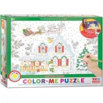 Puzzle   Color Me - Weihnachtsmanns Schlitten
