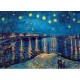 Van Gogh Vincent - Sternennacht über der Rhône, 1888