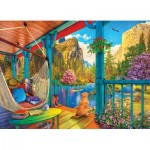 Puzzle   XXL Teile - Hängematte mit Aussicht