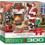 Puzzle   XXL Teile - Santa's Best Friend