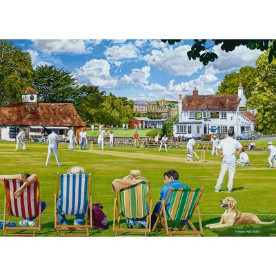 Puzzle Falcon-11309 The Village Sporting Greens (2x1000 Teile)