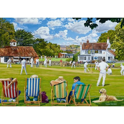 Puzzle Falcon-Contemporary-11309 The Village Sporting Greens (2x1000 Teile)