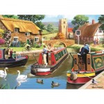 Puzzle   Kevin Walsh - A Busy Time on The Canal