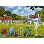 Puzzle  Jumbo-11309 The Village Sporting Greens (2x1000 Teile)