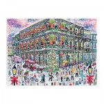  Galison-37585 Weihnachten in New Orleans – 1000-teiliges Puzzle mit Quadratischer Box