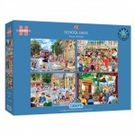  Gibsons-G5063 4 Puzzles - Schultage