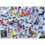 Puzzle  Gibsons-G6607 Pigeons of Britain
