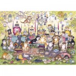 Puzzle   XXL Teile - Mad Catter's Tea Party