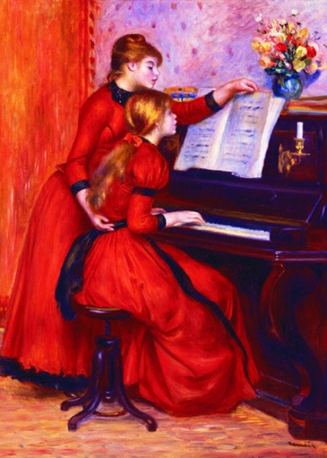 Puzzle Gold-Puzzle-60232 Pierre-Auguste Renoir: Die Klavierstunde