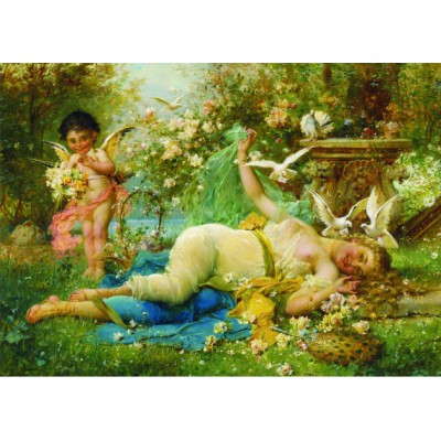 Puzzle Gold-Puzzle-60874 Joseph Bernard: Venus und Cupido