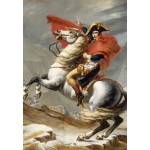 Puzzle  Grafika-F-30917 Jacques-Louis David: Bonaparte beim Überschreiten der Alpen am Großen Sankt Bernhard