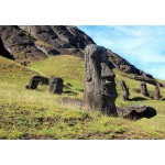Puzzle  Grafika-F-30974 Moai at Quarry, Osterinsel