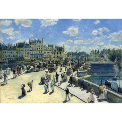 Puzzle Grafika-F-31204 Auguste Renoir: Pont Neuf, Paris, 1872
