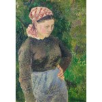 Puzzle  Grafika-F-31244 Camille Pissarro: Peasant Woman, 1880