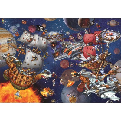 Puzzle Grafika-F-31568 François Ruyer - Space Batttle