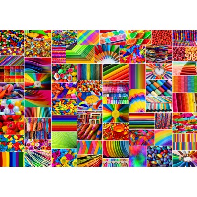 Puzzle Grafika-F-31576 Collage - Farben