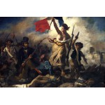 Puzzle  Grafika-F-31589 Eugène Delacroix: Die Freiheit führt das Volk, 1830