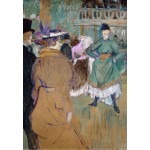 Puzzle  Grafika-F-31648 Henri de Toulouse-Lautrec: Quadrille at the Moulin Rouge, 1892