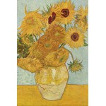 Puzzle  Grafika-F-31739 Vincent van Gogh: Stilleben mit 12 Sonnenblumen, 1888