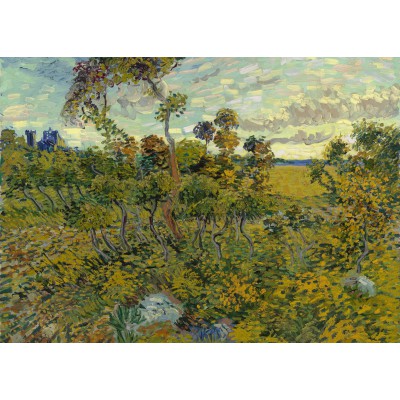 Puzzle Grafika-Kids-00426 Magnetische Teile - Van Gogh: Sunset at Montmajour, 1888