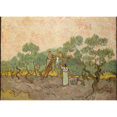Puzzle Grafika-Kids-00446 Magnetische Teile - Van Gogh: Women Picking Olives,1889