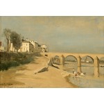 Puzzle   Jean-Baptiste-Camille Corot: Bridge on the Saône River at Mâcon, 1834