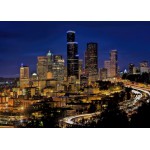 Puzzle   Magnetische Teile - Seattle by Night