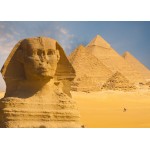 Puzzle   Magnetische Teile - Sphinx und Pyramiden von Gizeh