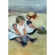 Mary Cassatt: Children Playing on the Beach, 1884
