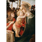 Puzzle   XXL Teile - Sandro Botticelli: Jungfrau und das Kind mit Johannes, 1470-1475