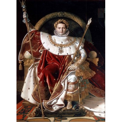 Puzzle Grafika-02255 Jean-Auguste-Dominique Ingres: Napoléon on the Imperial Throne, 1806