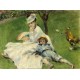 Auguste Renoir: Madame Monet and Her Son, 1874
