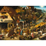 Puzzle   Brueghel Pieter: Die niederländischen Sprichwörter, 1559
