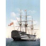 Puzzle  Grafika-F-30156 HMS Victory in Portsmouth, 1900
