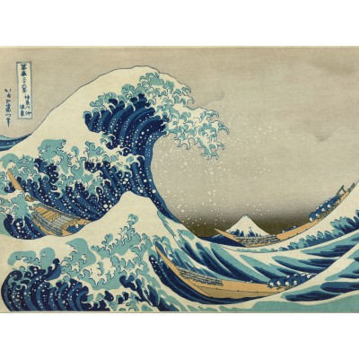 Puzzle Grafika-F-30189 Katsushika Hokusai: Die große Welle vor Kanagawa, 1826-33