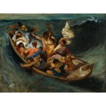 Puzzle  Grafika-F-30192 Eugène Delacroix: Christus im Sturm auf dem Meer, 1841