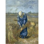 Puzzle  Grafika-F-30217 Vincent van Gogh: Bäuerin beim Strohschneiden (nach Millet)