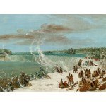 Puzzle  Grafika-F-30630 George Catlin: Portage Around the Falls of Niagara at Table Rock, 1847-1848