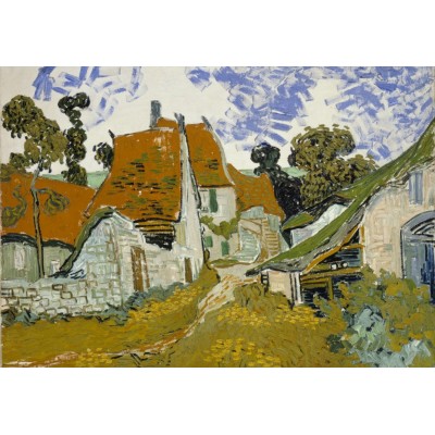 Puzzle Grafika-F-32771 Van Gogh - Street in Auvers-sur-Oise, 1890