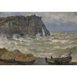 Puzzle  Grafika-F-32783 Claude Monet - Mer agitée à Étretat, 1883